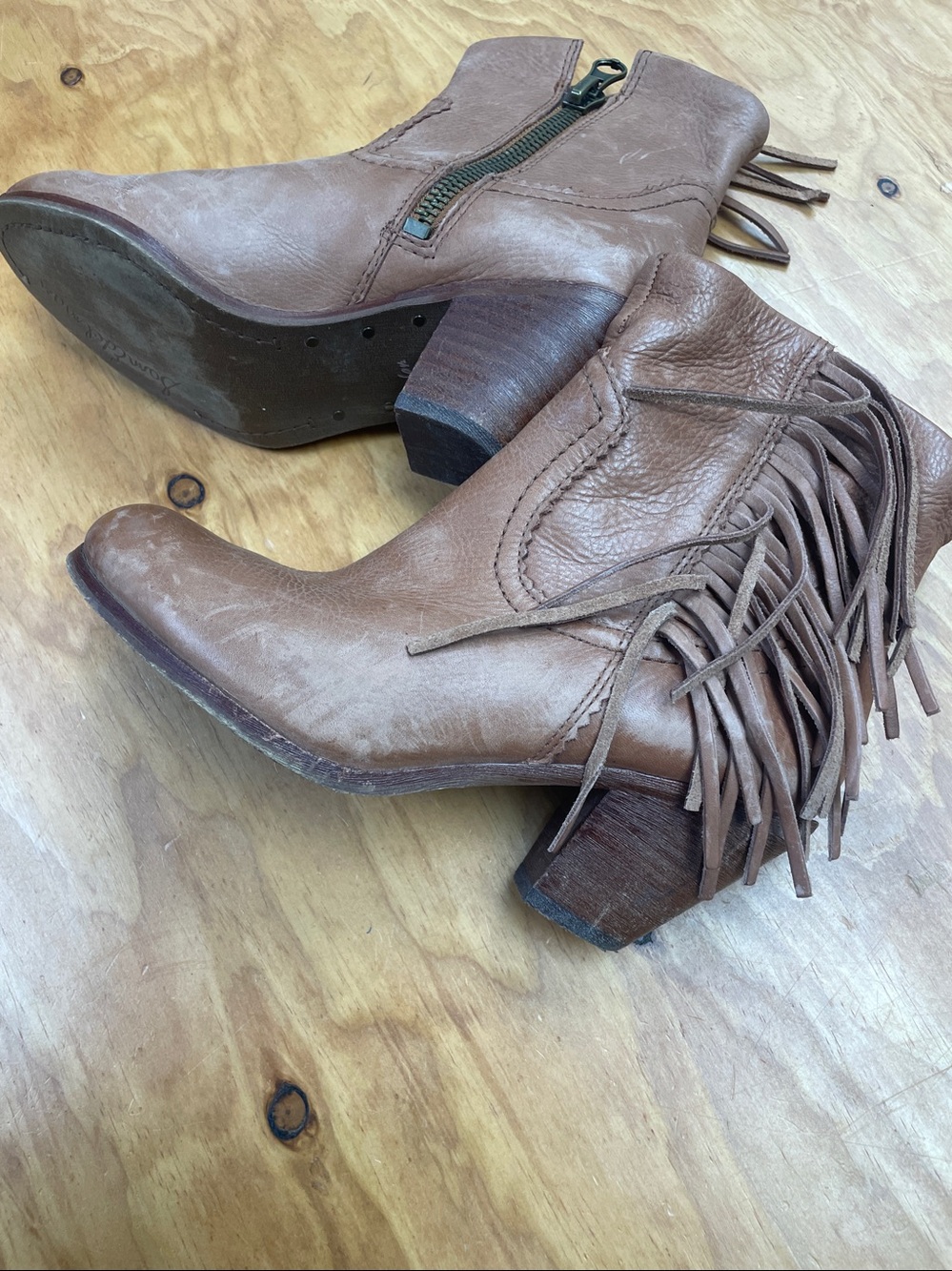 Sam Edelman boots with fringe